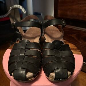 Black Strappy Sandals
